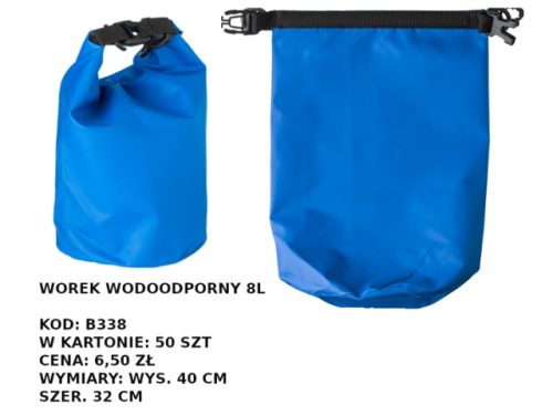 WOREK TURYSTYCZNY WODOODPORNY 8L